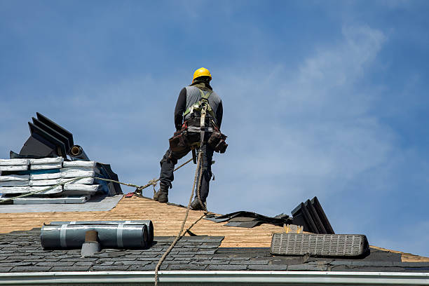 Professional Roofing technician working in Housatonic, MA